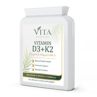 Vitamin D3 3000IU + K2 100μg MK7 90 Capsules