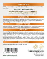 Vitamin D3 4000IU High Strength Vitamin D 365 Tablets 1 Year Supply